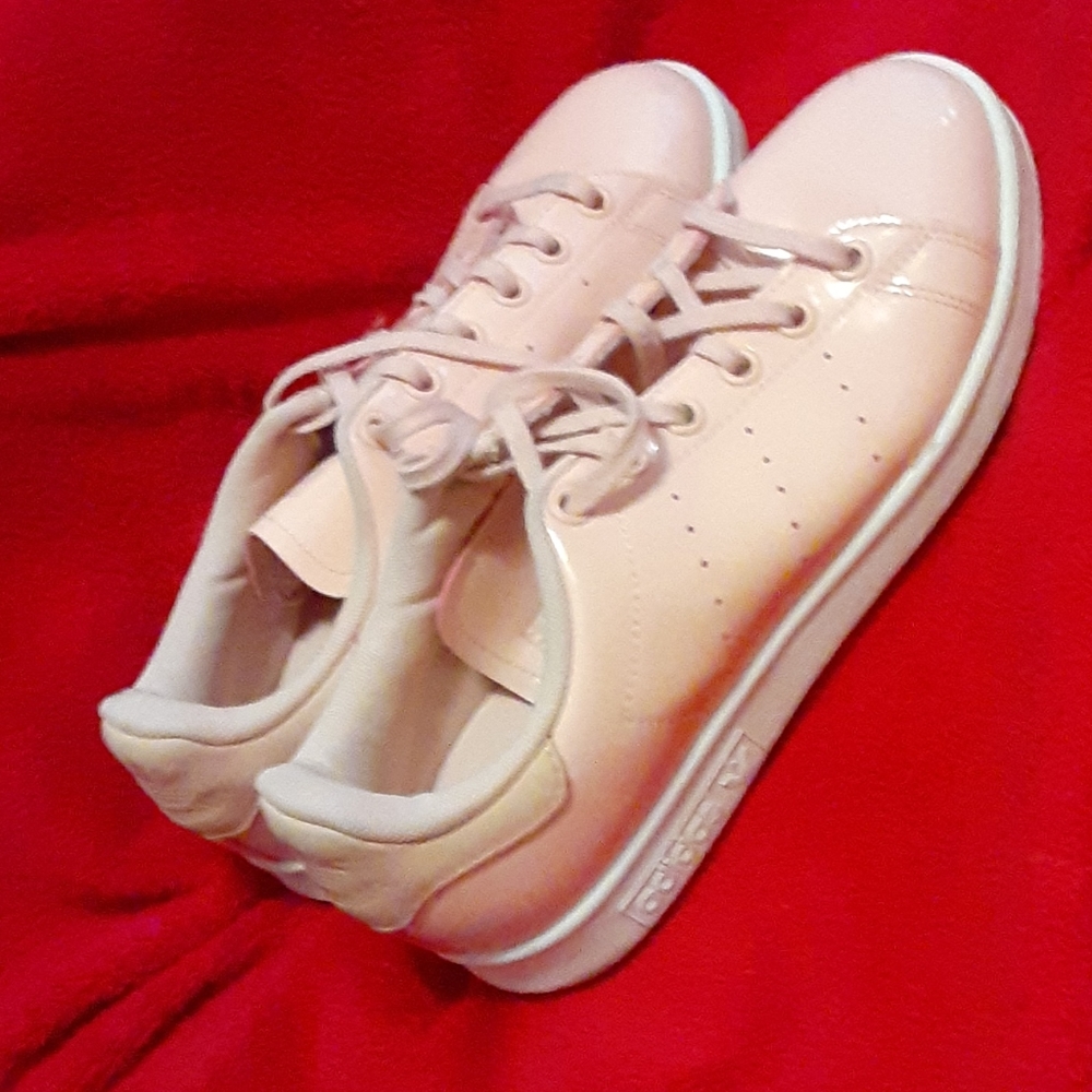 add on $15 Adidas Stan Smith baby pink 7W (says 6) euc - add on $15